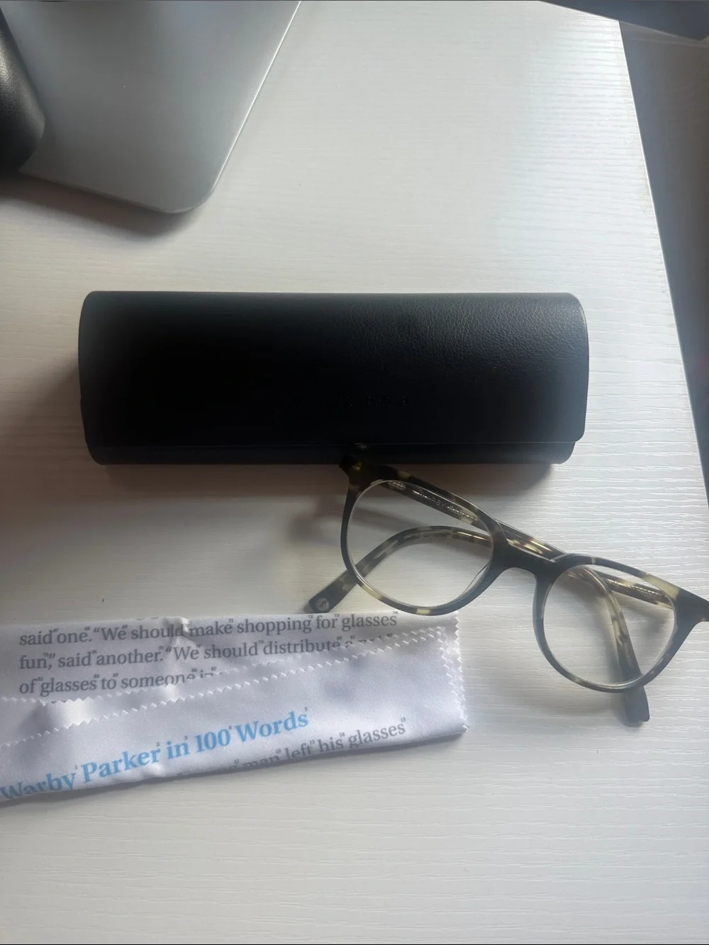 Warby Parker Tortoiseshell Eyeglasses - Brown/Beige
